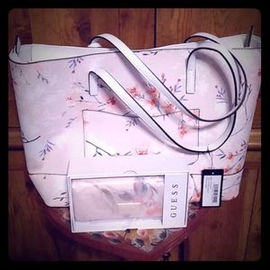 Guess tote with wallet